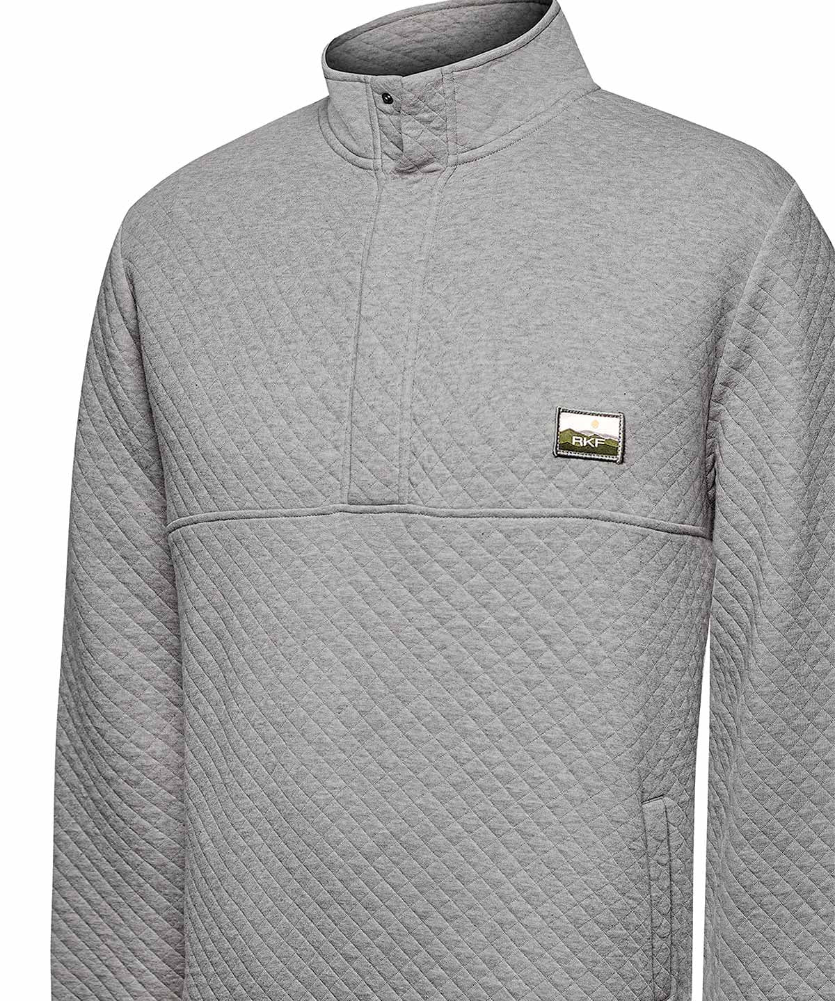 Polerón Algodón Orgánico Hombre Haze Gris Rockford