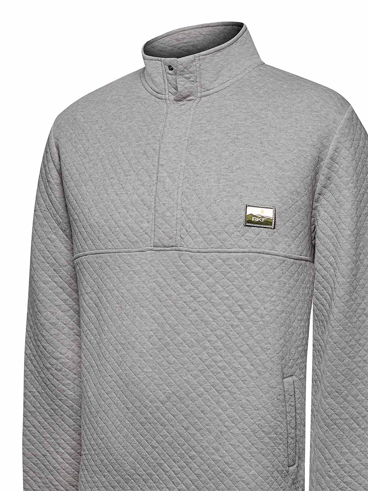 Polerón Algodón Orgánico Hombre Haze Gris Rockford