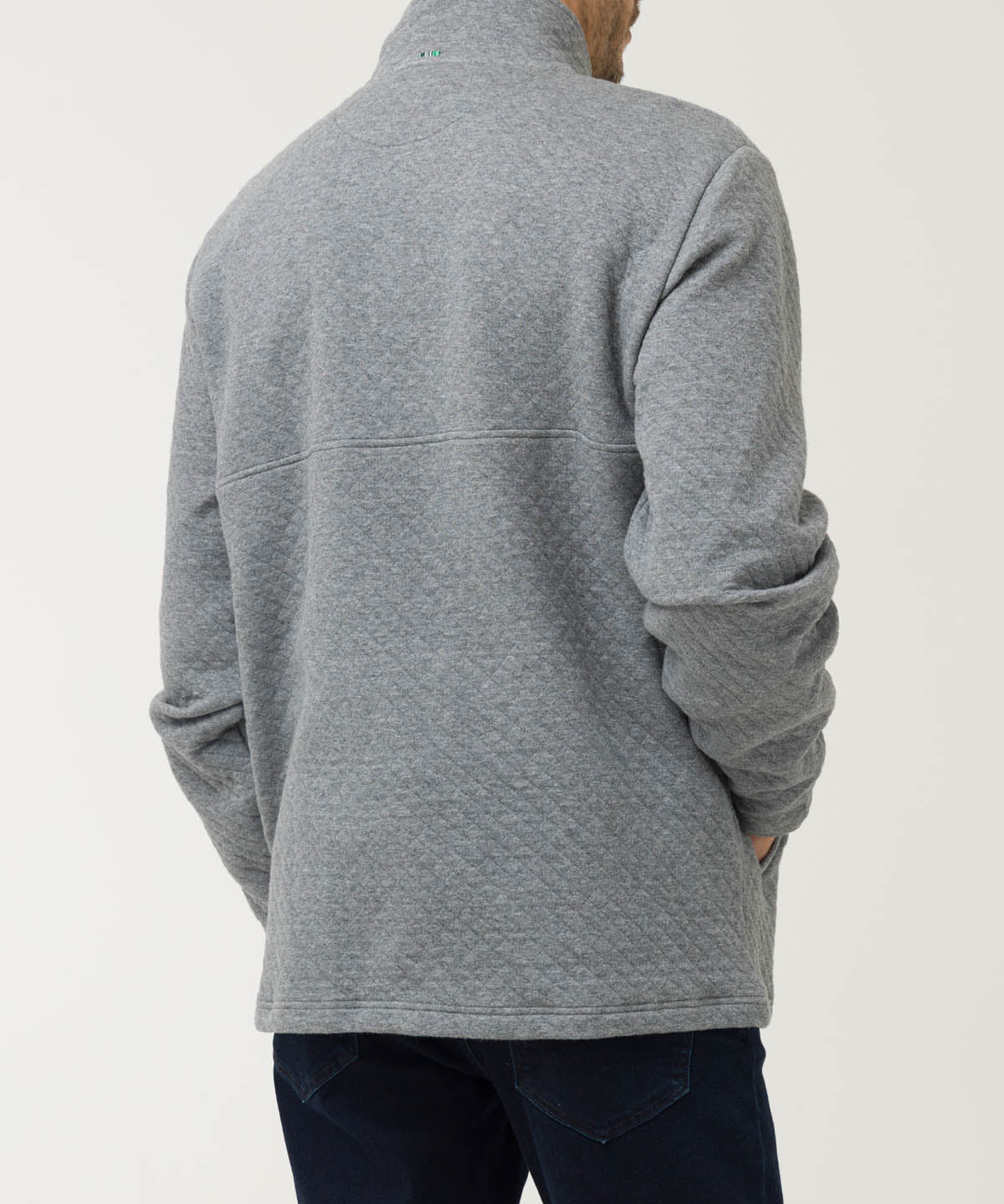 Polerón Algodón Orgánico Hombre Haze Gris Rockford