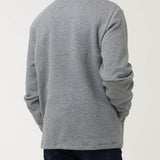 Polerón Algodón Orgánico Hombre Haze Gris Rockford