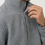 Polerón Algodón Orgánico Hombre Haze Gris Rockford