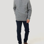 Polerón Algodón Orgánico Hombre Haze Gris Rockford