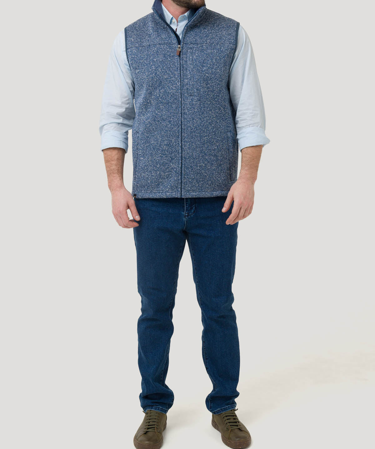 Polar Fibras Recicladas Hombre York Azul Rockford