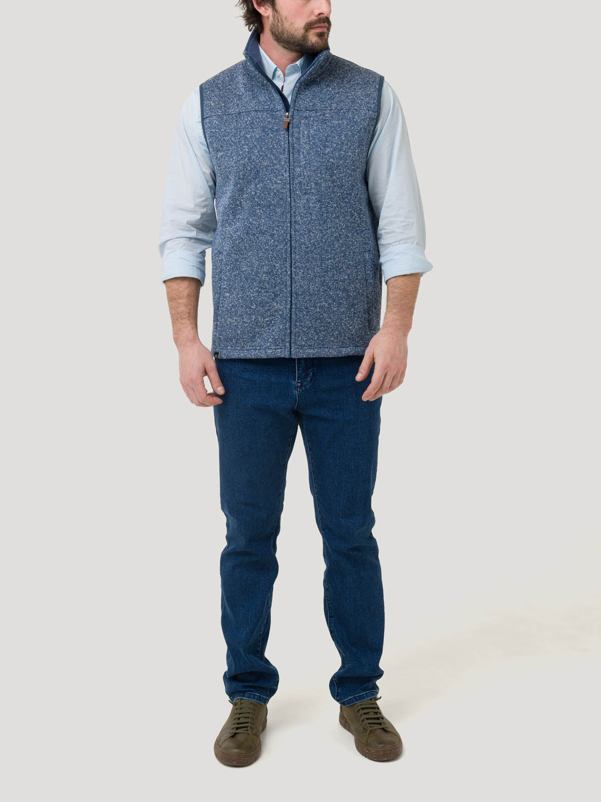 Polar Fibras Recicladas Hombre York Azul Rockford