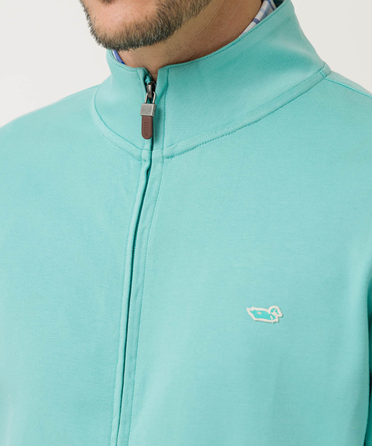 Polerón Algodón Pima Hombre Rimini Verde Rockford