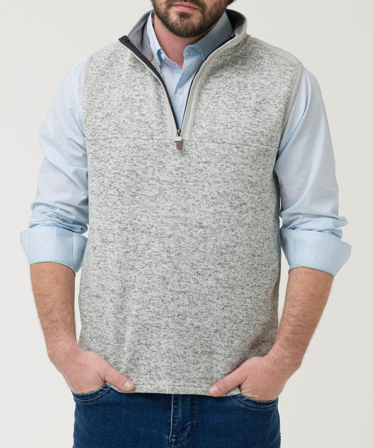 Polar Fibras Recicladas Hombre Halfyork Gris Rockford