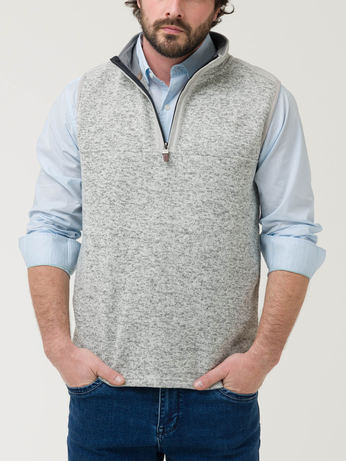 Polar Fibras Recicladas Hombre Halfyork Gris Rockford