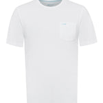 Polera Algodón Orgánico Hombre Basicpoc Blanco Rockford