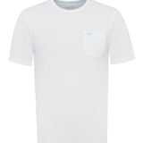 Polera Algodón Orgánico Hombre Basicpoc Blanco Rockford