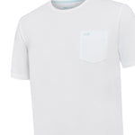 Polera Algodón Orgánico Hombre Basicpoc Blanco Rockford
