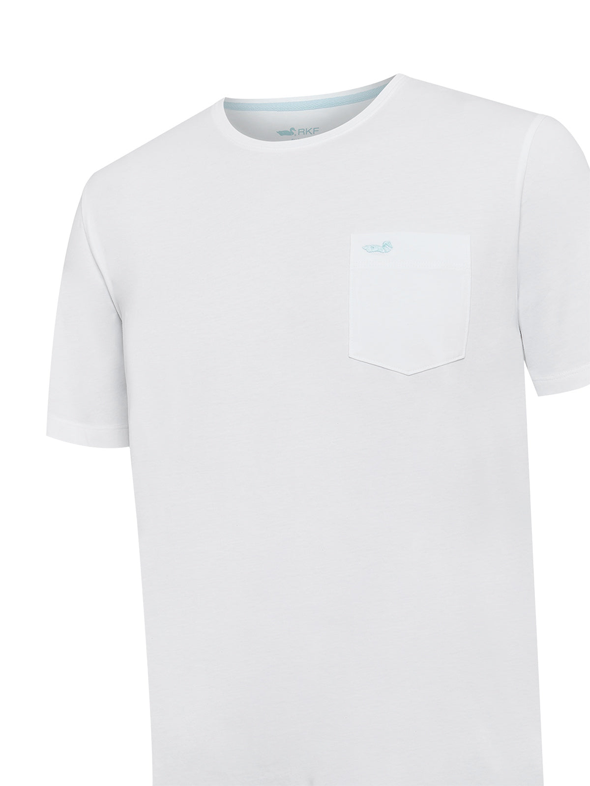 Polera Algodón Orgánico Hombre Basicpoc Blanco Rockford