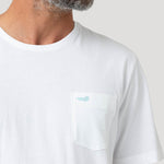 Polera Algodón Orgánico Hombre Basicpoc Blanco Rockford