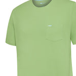 Polera Algodón Orgánico Hombre Basicpoc Verde Rockford