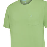 Polera Algodón Orgánico Hombre Basicpoc Verde Rockford