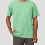 Polera Algodón Orgánico Hombre Basicpoc Verde Rockford