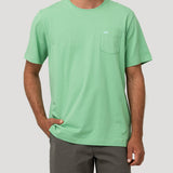 Polera Algodón Orgánico Hombre Basicpoc Verde Rockford
