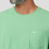 Polera Algodón Orgánico Hombre Basicpoc Verde Rockford