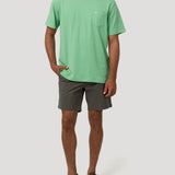 Polera Algodón Orgánico Hombre Basicpoc Verde Rockford
