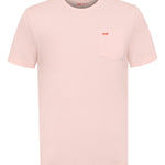 Polera Algodón Orgánico Hombre Basicpoc Naranjo Rockford