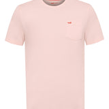 Polera Algodón Orgánico Hombre Basicpoc Naranjo Rockford