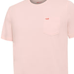 Polera Algodón Orgánico Hombre Basicpoc Naranjo Rockford