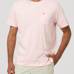 Polera Algodón Orgánico Hombre Basicpoc Naranjo Rockford