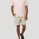 Polera Algodón Orgánico Hombre Basicpoc Naranjo Rockford