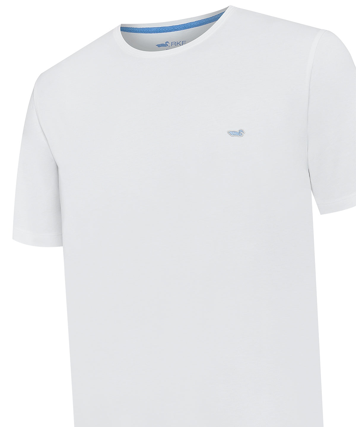 Polera Algodón Orgánico Hombre Basic Blanco Rockford