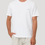 Polera Algodón Orgánico Hombre Basic Blanco Rockford