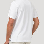 Polera Algodón Orgánico Hombre Basic Blanco Rockford