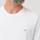 Polera Algodón Orgánico Hombre Basic Blanco Rockford