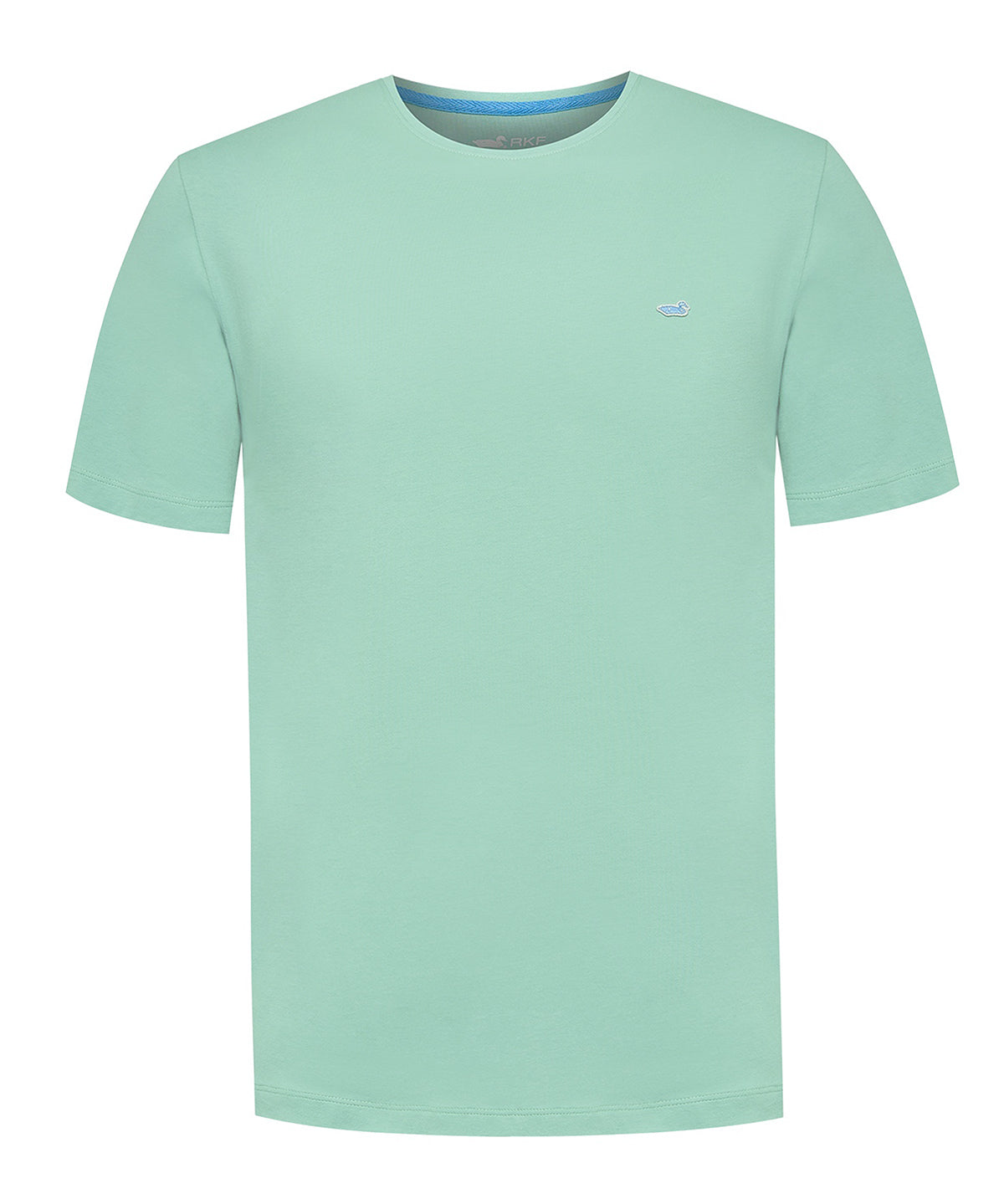 Polera Algodón Orgánico Hombre Basic Verde Rockford