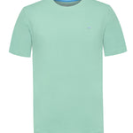 Polera Algodón Orgánico Hombre Basic Verde Rockford