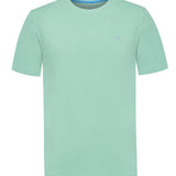 Polera Algodón Orgánico Hombre Basic Verde Rockford