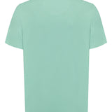 Polera Algodón Orgánico Hombre Basic Verde Rockford