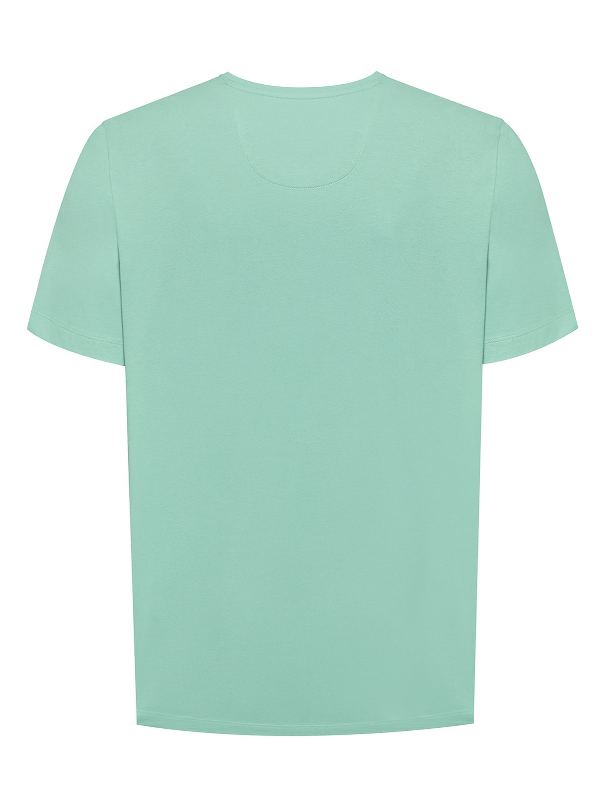 Polera Algodón Orgánico Hombre Basic Verde Rockford