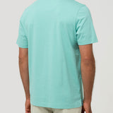 Polera Algodón Orgánico Hombre Basic Verde Rockford