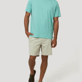 Polera Algodón Orgánico Hombre Basic Verde Rockford