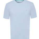 Polera Algodón Orgánico Hombre Basic Celeste Rockford