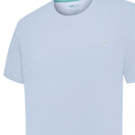 Polera Algodón Orgánico Hombre Basic Celeste Rockford