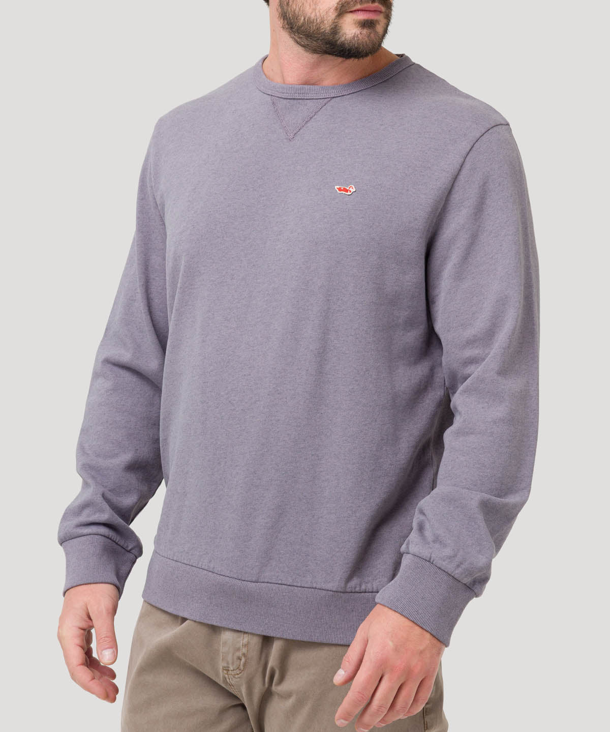Polerón Algodón Orgánico Hombre Frateli Azul Rockford