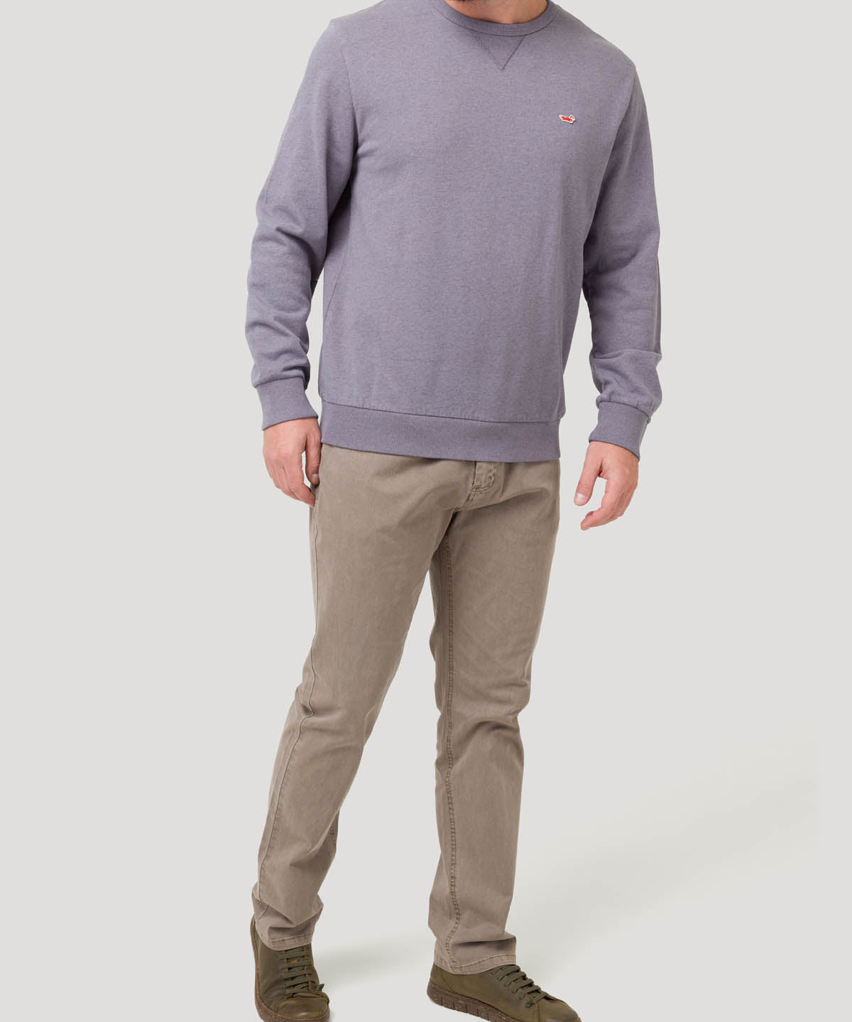 Polerón Algodón Orgánico Hombre Frateli Azul Rockford