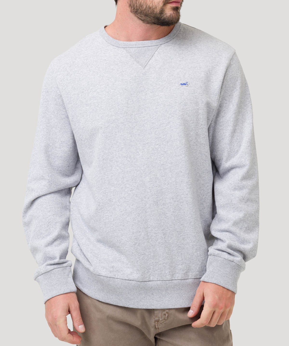 Polerón Algodón Orgánico Hombre Frateli Gris Rockford