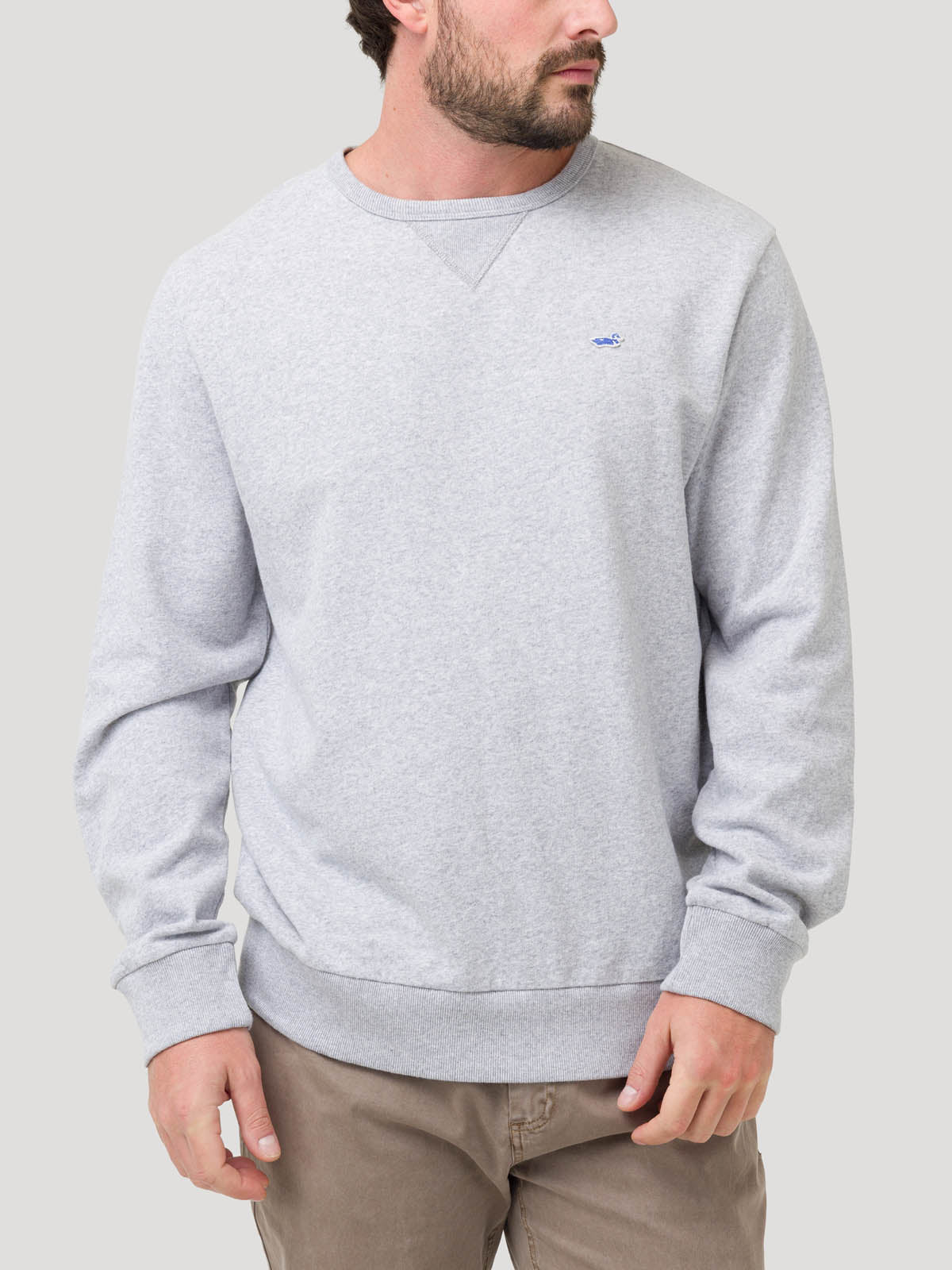 Polerón Algodón Orgánico Hombre Frateli Gris Rockford