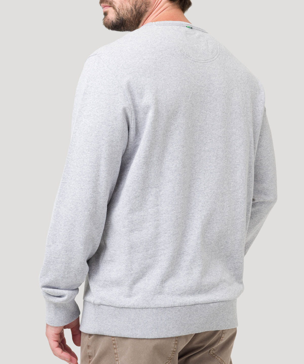 Polerón Algodón Orgánico Hombre Frateli Gris Rockford