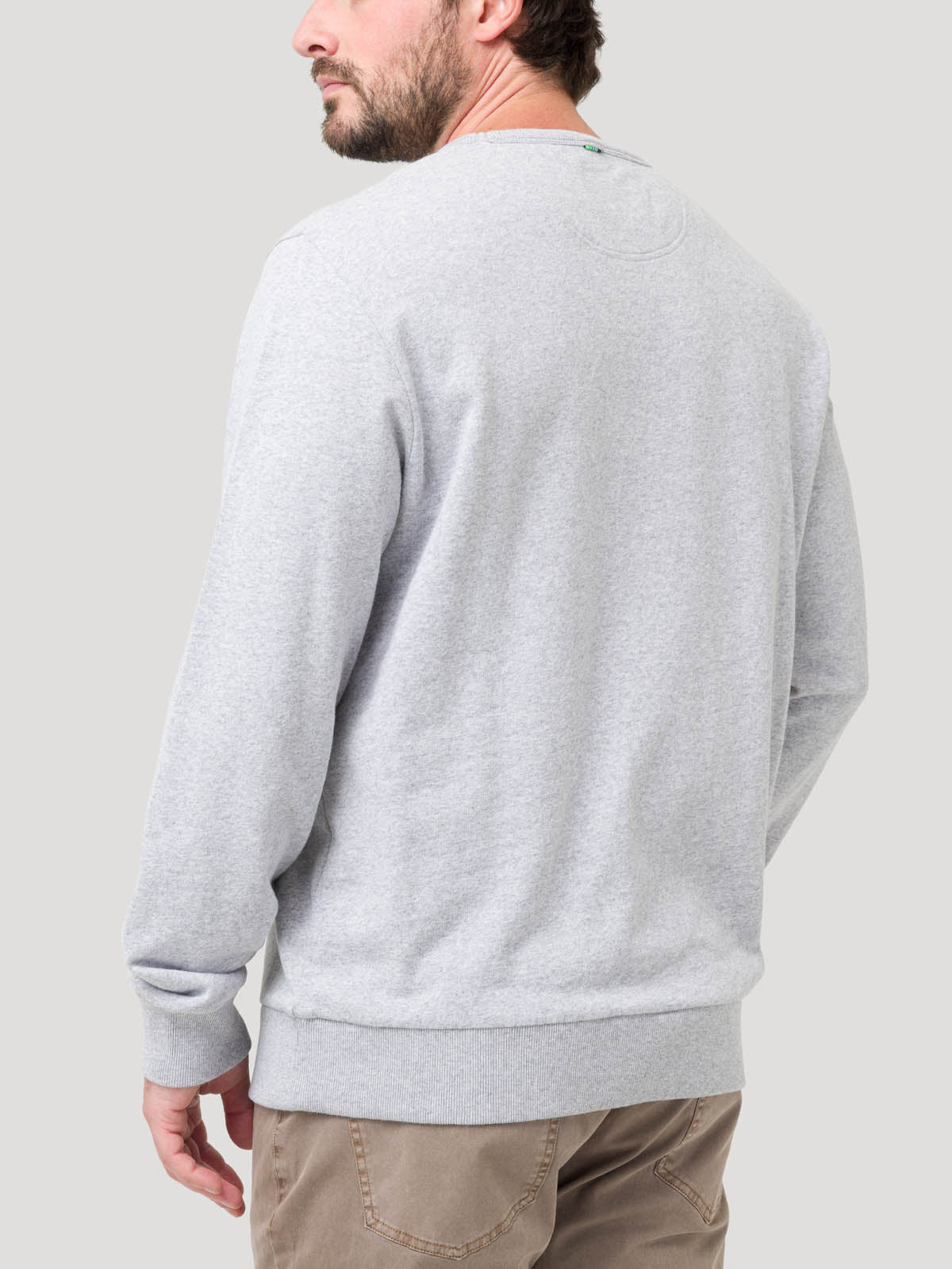 Polerón Algodón Orgánico Hombre Frateli Gris Rockford