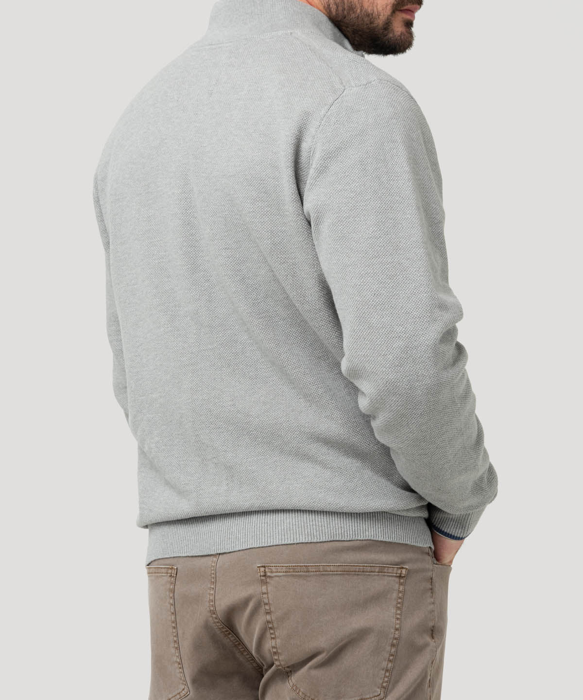 Sweater Algodón Orgánico Hombre Bilbaofull Gris Rockford