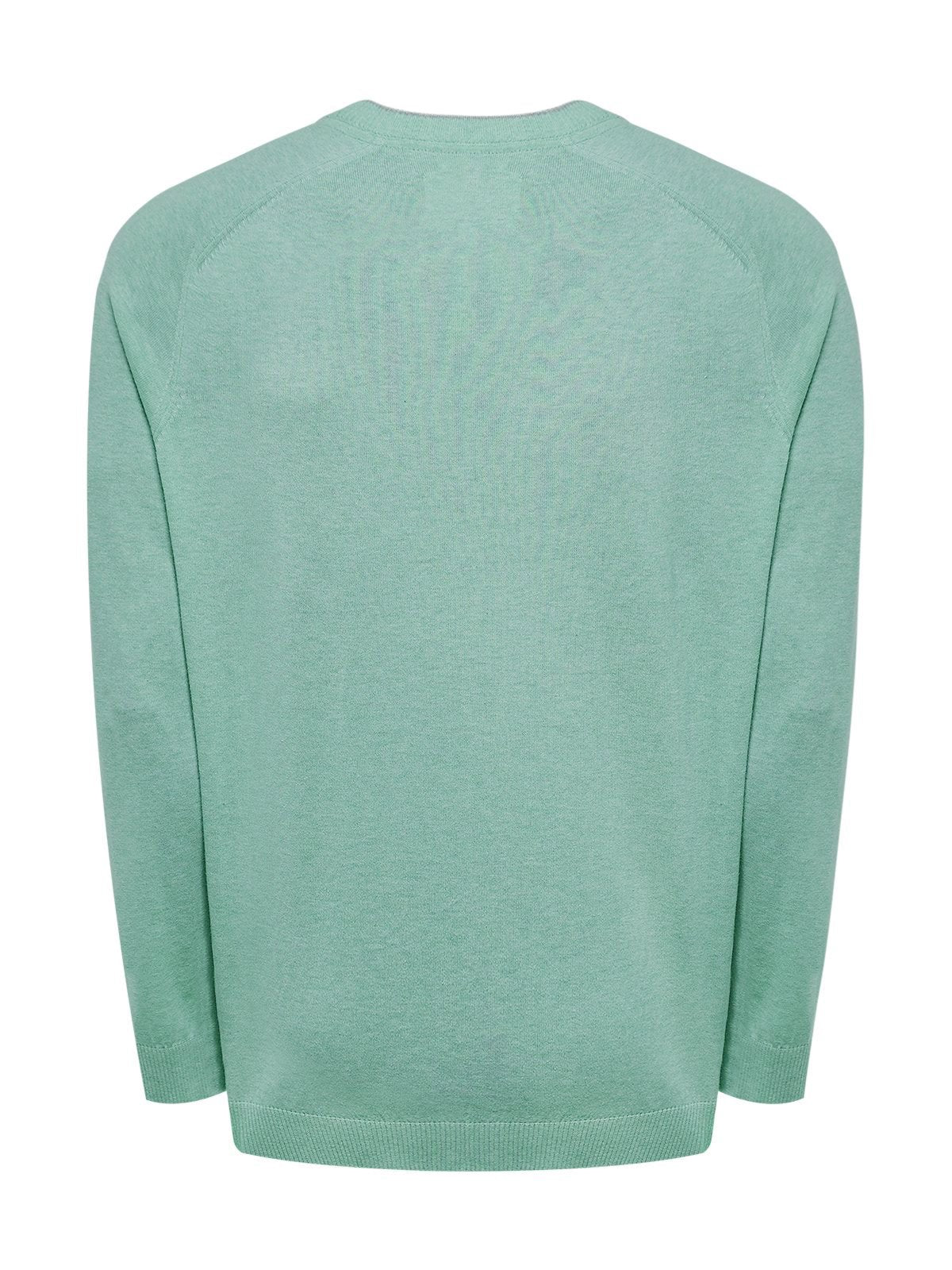 Sweater Algodón Orgánico Hombre Angri Verde Rockford