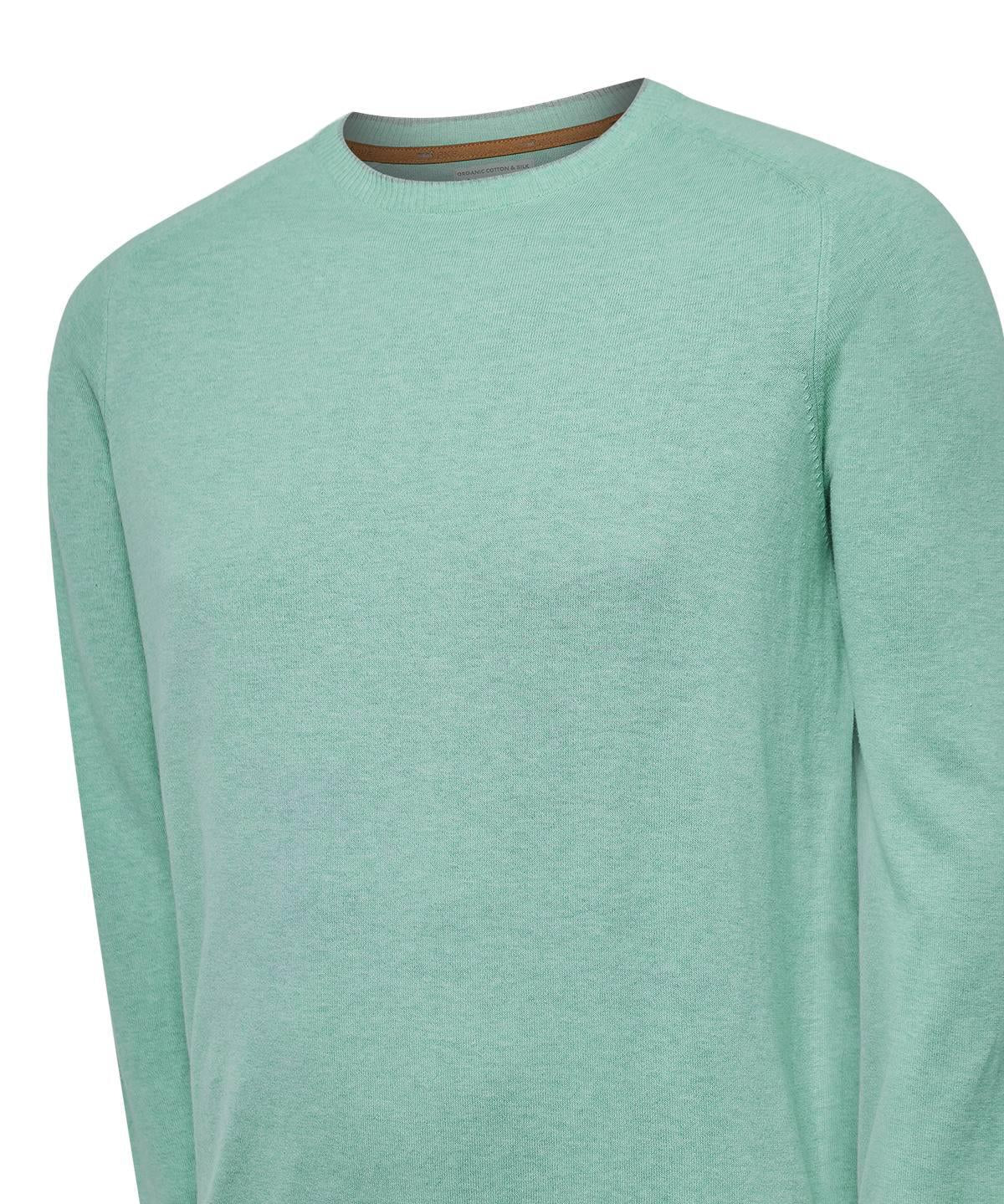 Sweater Algodón Orgánico Hombre Angri Verde Rockford