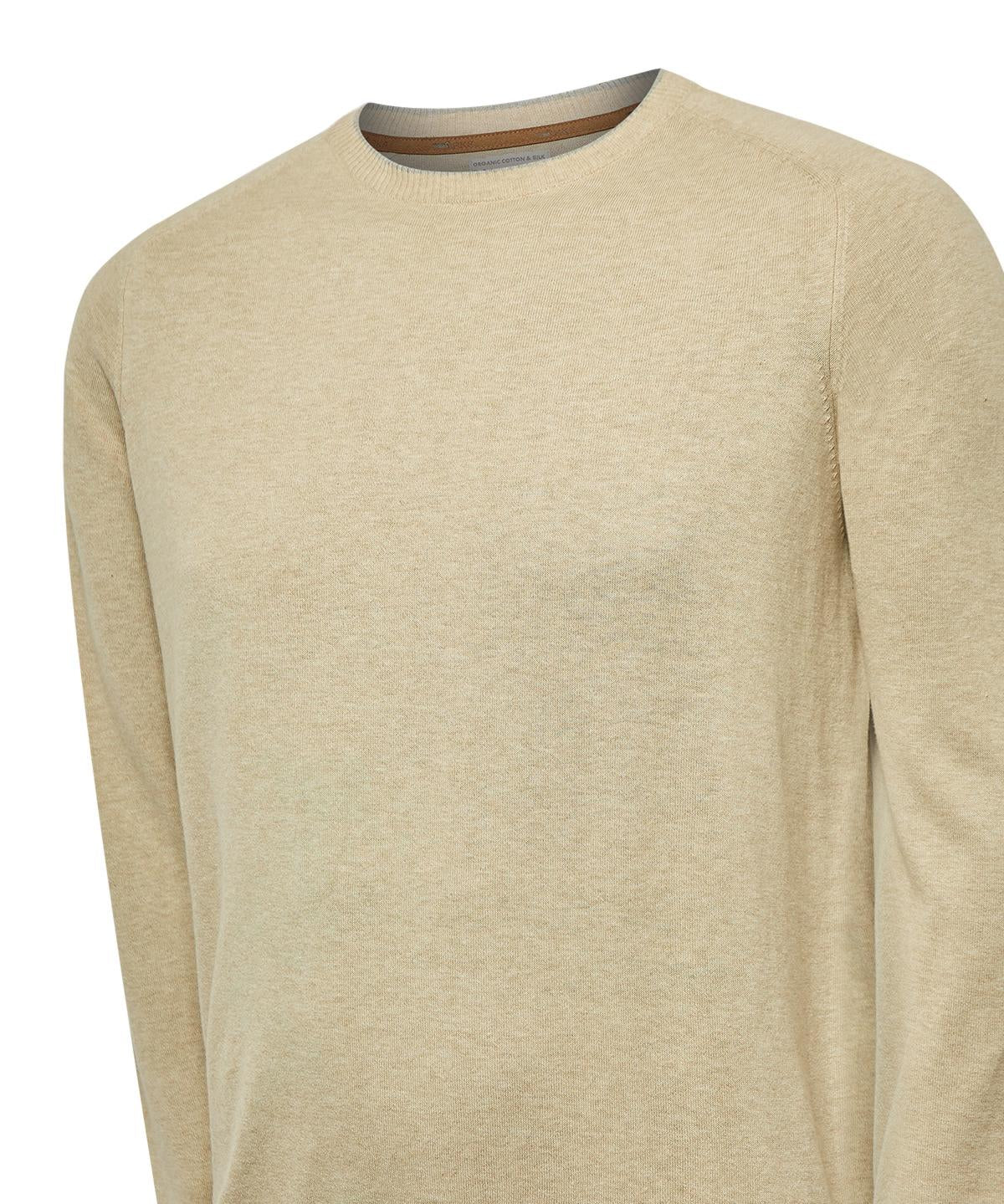 Sweater Algodón Orgánico Hombre Angri Beige Rockford